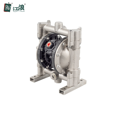 1/2 '' Pompa Diafragma Ganda Stainless Steel Untuk Transfer Pelarut Farmasi