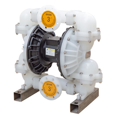 3 Inch Pneumatic Diaphragm Pump dengan Santoprene Diaphragm untuk 120psi Max Tekanan Pengolahan Air Limbah