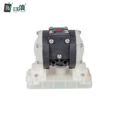 Mini PVDF Pneumatic Diaphragm Pump Untuk Transfer Asam Kuat dan Alkali