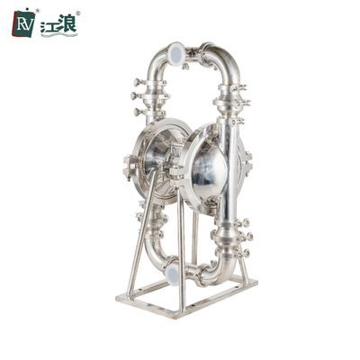 2 Inch Air Operated Diaphragm Pump FDA Sanitasi Makanan Kelas Stainless Steel