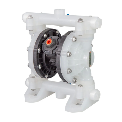 Tekanan maksimum 100 PSI Pompa Diafragma Ganda Bergerak Udara - Konstruksi Polypropylene