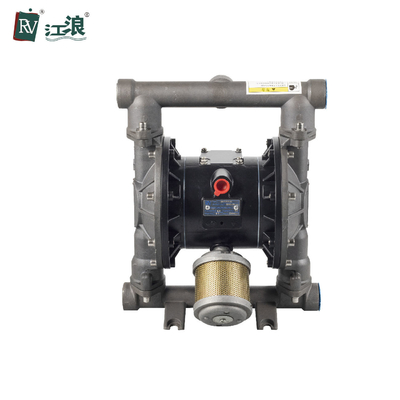 Pompa Diafragma Aluminium Outlet 1 Inci Tekanan Maks 120psi