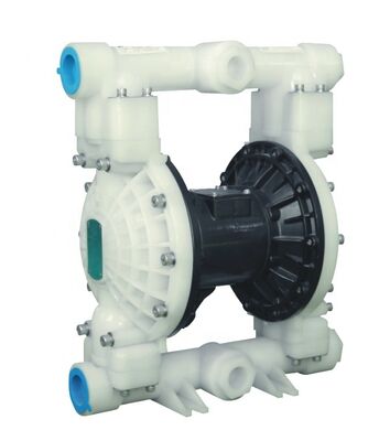 1-1/2 Inch PP Plastic Pneumatic Diaphragm Pump untuk Pengolahan Air Limbah Air Operated Double Diaphragm Pump