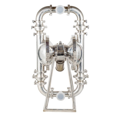 Pompa Diafragma Ganda AODD Stainless Steel dengan Tekanan Maksimum 120psi dan Aliran Maksimum 150gpm