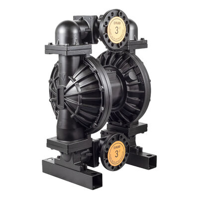 Pompa AODD Outlet 3 Inch dengan Konstruksi Besi Listrik dan Tingkat Aliran 270 GPM untuk Aplikasi Industri