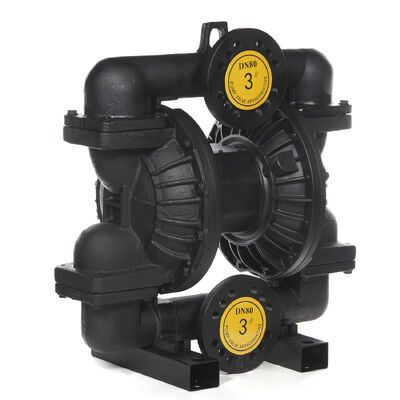 Tekanan Maksimum 120psi Aliran Maksimum 270gpm Pompa Diafragma PTFE AODD untuk Pengolahan Air Limbah dan Irigasi
