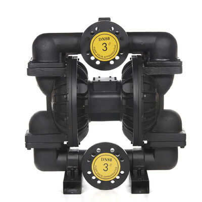 Tekanan Maksimum 120psi Aliran Maksimum 270gpm Pompa Diafragma PTFE AODD untuk Pengolahan Air Limbah dan Irigasi
