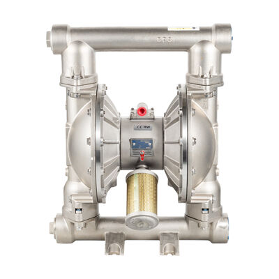 2 Inch Stainless Steel Double Diaphragm Pump Dengan Buna-N Koneksi untuk Aplikasi Industri