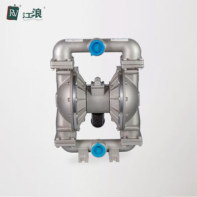 2 Inch Stainless Steel Double Diaphragm Pump Dengan Buna-N Koneksi untuk Aplikasi Industri