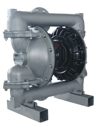 120psi Tekanan Maksimal PTFE Diafragma Pneumatic AODD Pump untuk Pengolahan Air Limbah dan Penggunaan Industri