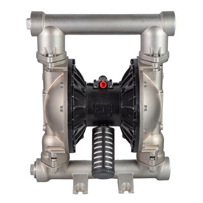 Pompa AODD baja tahan karat dengan tekanan maksimum 120psi dan aliran maksimum 40gpm untuk transfer minyak & air limbah