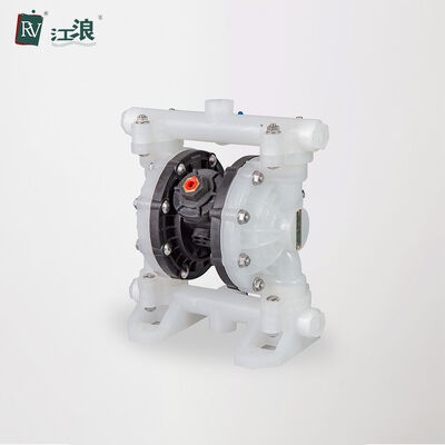Low Noise 1/2 Inch Polypropylene Plastic Pneumatic Diaphragm Pump untuk Penanganan Cairan
