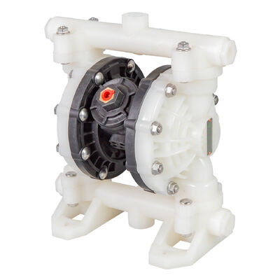 Low Noise 1/2 Inch Polypropylene Plastic Pneumatic Diaphragm Pump untuk Penanganan Cairan
