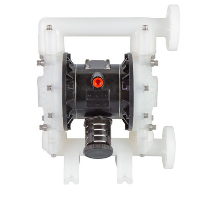1 inci Polypropylene Tekanan Rendah Plastik Pneumatic Diaphragm Pump untuk Transfer Asam