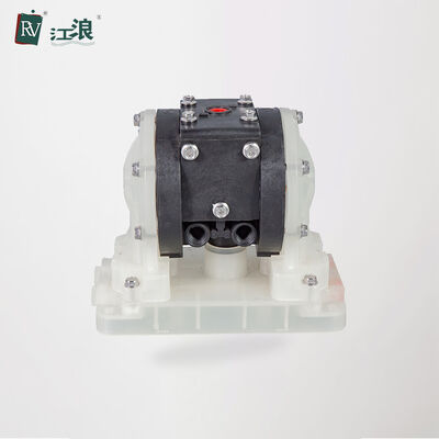Bahan PVDF Pompa Diafragma Pneumatik 1/4 Inci untuk Bahan Kimia Asam Kuat