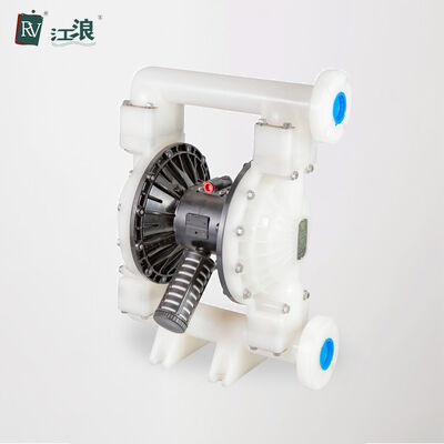 Pompa Diafragma Ganda Pneumatik PTFE PVDF dengan Laju Alir 570L/M untuk Transfer Bahan Kimia