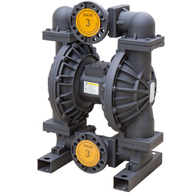 Pompa Diafragma Aluminium 3 Inci Bertenaga Udara dengan Laju Alir 1022 L/M untuk Pengolahan Air Limbah