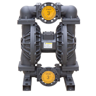 Pompa Diafragma Aluminium 3 Inci Bertenaga Udara dengan Laju Alir 1022 L/M untuk Pengolahan Air Limbah