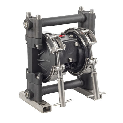 3/8 Inch Aluminium Pneumatic Diaphragm Pump untuk aplikasi tekanan rendah