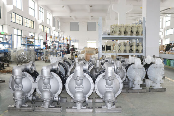 Pompa Diafragma Beroperasi Udara Bersertifikat CE dengan Laju Aliran 340L/M dan Sumber Daya Pneumatik