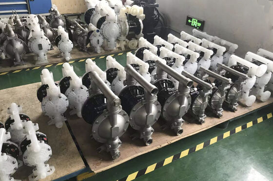 Pompa Diafragma Beroperasi Udara Bersertifikat CE dengan Laju Aliran 340L/M dan Sumber Daya Pneumatik
