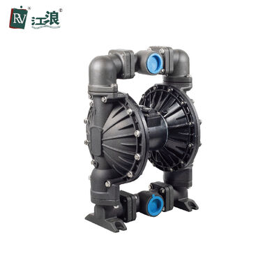 2" Aluminium Pneumatic Double Diaphragm Pump 120 Psi Aliran Besar untuk Mesin dan Pengolahan Air Limbah