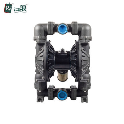 2" Aluminium Pneumatic Double Diaphragm Pump 120 Psi Aliran Besar untuk Mesin dan Pengolahan Air Limbah