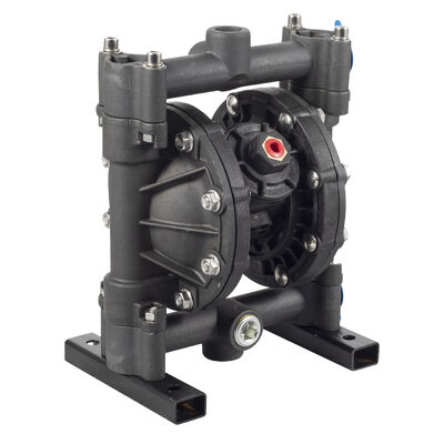1/2' 'Aluminium paduan Pneumatic Double Diaphragm Pump 100 Psi 15 Gpm untuk Pengolahan Air Limbah dan Irigasi