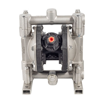 Pompa Diafragma Ganda Pneumatik dengan Tekanan Maksimum 100psi, Aliran Maksimum 15gpm, dan Diafragma Hytrel untuk Pengolahan Air Limbah