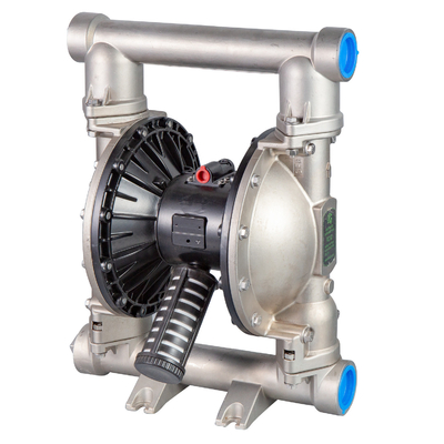 Pompa Diafragma Kimia Logam Didorong Udara 2 &quot;Ulir Stainless Steel
