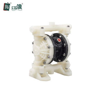 Pompa Aodd Diafragma Ganda Dioperasikan Udara 1/2 Inch PVDF Untuk Cairan Kimia