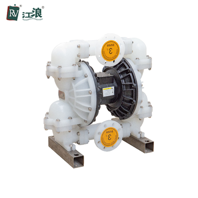 270gpm 3 Inch Polypropylene Diaphragm Pump Koneksi Flange 90L / S