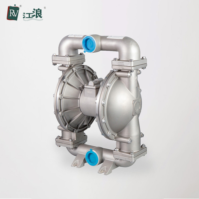 Pompa Diafragma Stainless Steel Tubuh 150 Gpm 2 "Aodd Pump Untuk Aplikasi Bubur