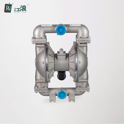 Pompa Diafragma Stainless Steel Tubuh 150 Gpm 2 "Aodd Pump Untuk Aplikasi Bubur