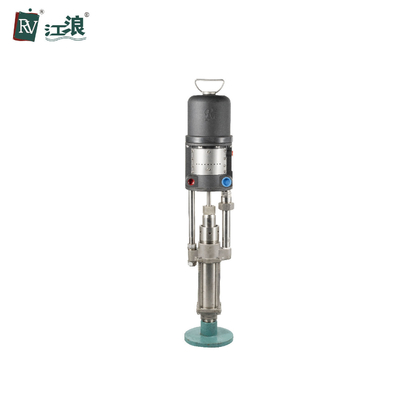 Pompa Piston Udara Dioperasikan Pneumatic Plunger Pump 4 1 Rasio Cairan Viskositas Lebih Rendah