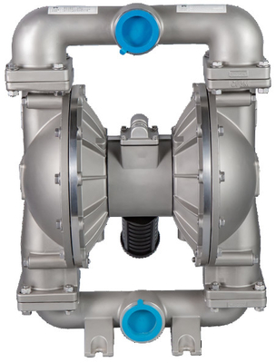 Pompa Diafragma Stainless Steel Tubuh 150 Gpm 2 "Aodd Pump Untuk Aplikasi Bubur