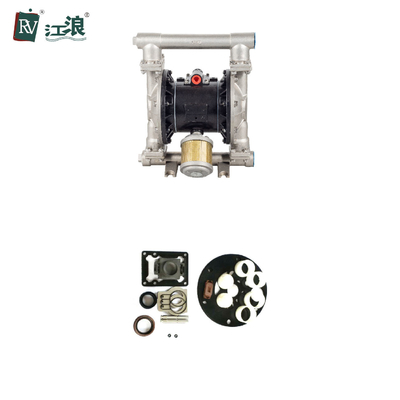1 "Pompa Diafragma Pelarut Stainless Steel Pneumatic 8.4 Bar