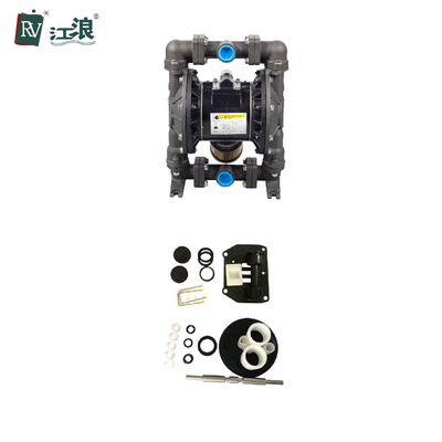 1 "AODD Air Driven Diaphragm Pump Perawatan Pelapisan Membran PTFE
