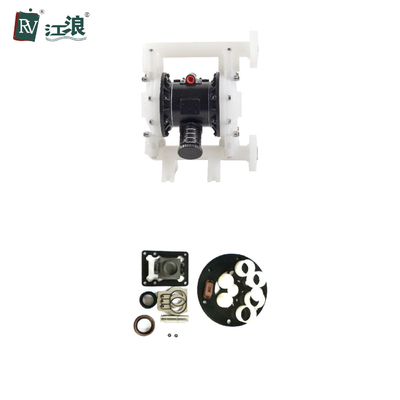 1 "Pompa Diafragma Udara Untuk Pemutih Dengan Nitrile Elastomer PTFE Ball Valve 151lpm
