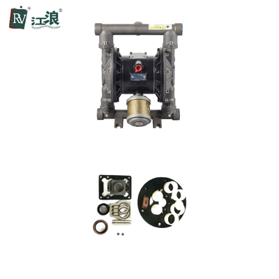 25mm 1 &quot;Pompa Diafragma Sealcoating Untuk Aluminium Minyak Minyak Minyak Diesel Grease