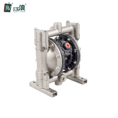 Mikro Miniatur Udara Dioperasikan Pompa Diafragma Stainless Steel 316 1/2 &quot;Dosis Kimia Asam