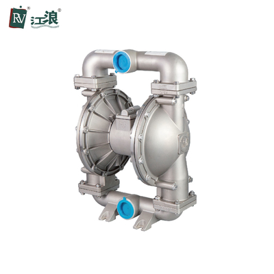 Pompa Diafragma Kimia Logam Didorong Udara 2 &quot;Ulir Stainless Steel