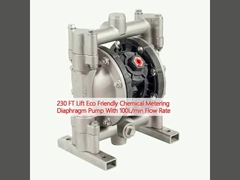 230 FT Lift Eco Friendly Chemical Metering Diaphragm Pump dengan aliran 100L/min